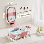 Baby Bathtub, Foldable Baby Bath Tub - Image 4