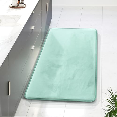 Clara Clark Bathroom Rugs, Velvet Memory Foam Bath Mat, Non-Slip Bath Rugs by ClaraClark