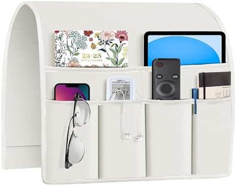 Joywell Remote Control Holder Armchair Caddy Armrest Organizer Ivory by Joywell