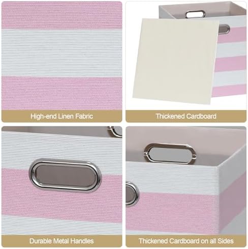 Posprica Storage Bins Storage Cubes, 13×13 Collapsible Storage Boxes Containers - Image 3