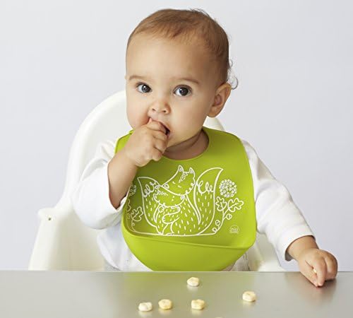 modern-twist Bucket Bib 100% plastic free silicone, waterproof, adjustable - Image 3