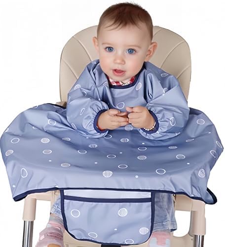 Adjustable Long Sleeve Baby Bibs by MOTEERLLU