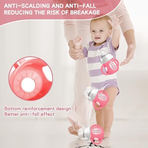 Silicone Sleeves for Avent Natural Glass Baby Bottles, BPA Free, Anti Breakage - Image 3