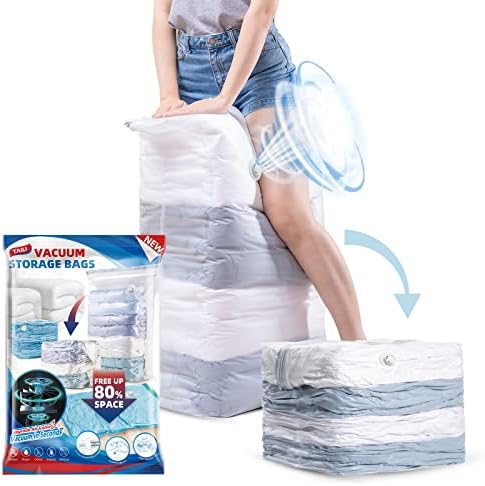 TAILI 6 Pack Vacuum Storage Bags, Jumbo Cube by TAILI