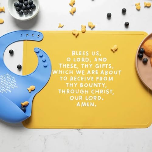 Be A Heart Silicone Placemats for Kids and Toddlers, BPA-Free Non-Slip Baby - Image 3