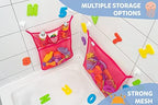 2 x Mesh Bath Toy Organizer + 6 Ultra Strong Hooks – The Perfect Bathtub Toy - Image 3
