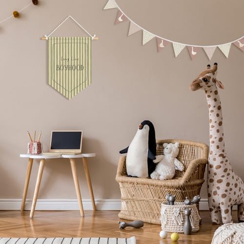 Long Live Boyhood Wall Pennants Banners, Boys Room Decor - Image 3