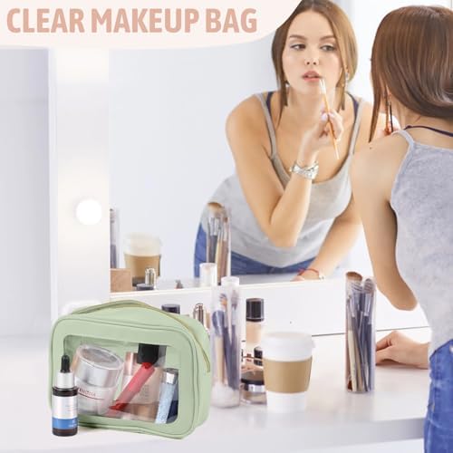 YOPCDJ 3PCS Clear Toiletry Bag, TSA Approved Travel Pouch - Image 5