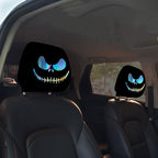Funny Cartoon car headrest Cover, 2 Pieces Set of Cute Funny Eyes, Suitable by Unknown