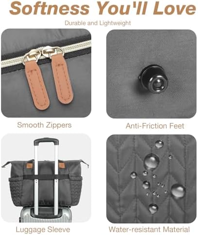 Diaper Bag Tote, Large Baby Hospital Bag - Image 6
