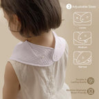 10 Pack Muslin Baby Bandana Bibs - Image 4