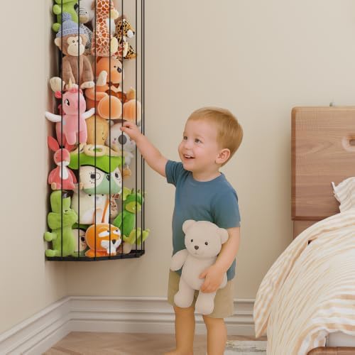 BBLIKE Stuffed Animal Storage, Corner Plush Toy Organizer - Image 5