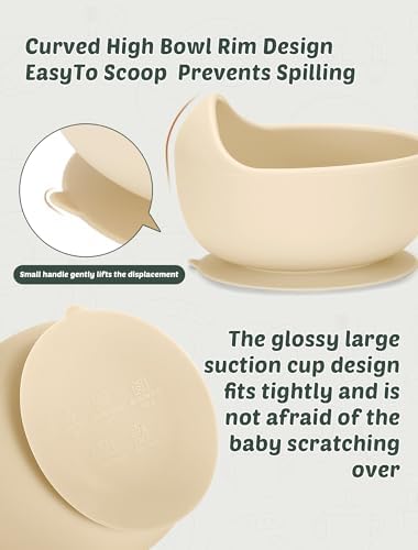 24 PCS Silicone Baby Feeding Set, Baby Led Weaning Supplies Includes Suction - Image 3