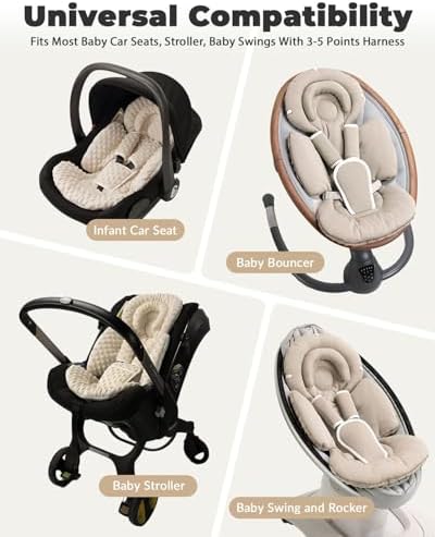 TinlyFinly Infant Car Seat Insert - Image 4