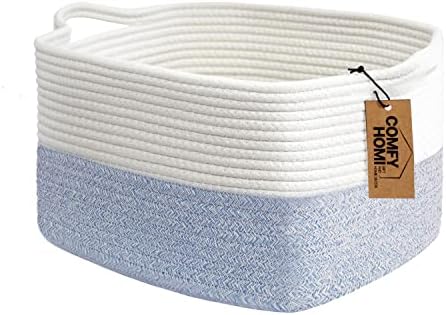 COMFY-HOMI Cotton Rope Woven Basket by COMFY-HOMI