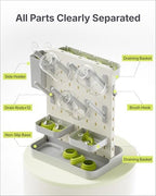 DIY Baby Bottle Drying Rack, Holds 12 Bottles, Space-Saving - Image 3