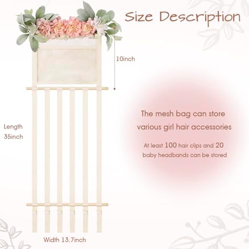 POVETIRE Headband Holder Hair Bows Organizer - Image 3