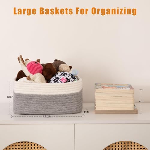 OIAHOMY 4 PACK 16L Storage Baskets - Image 3