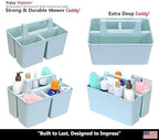 Shower Caddy Organizer with Handle, 3 Compartments, Portable Storage Bin - Image 2