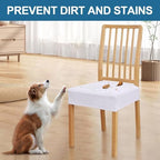 Smiry Waterproof Seat Covers for Dining Room Chairs - Image 6