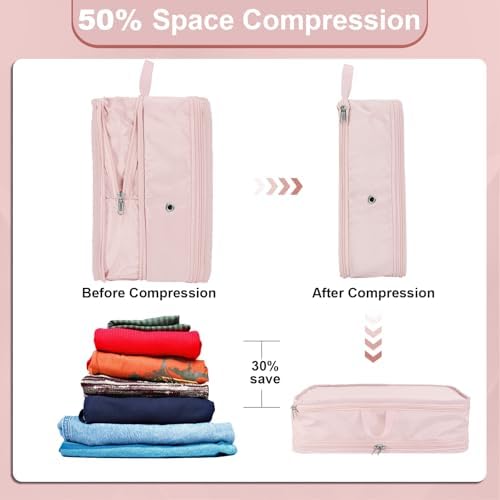 Packing Cubes for Travel Packing Organizers Compression Travel Cubes - Image 5