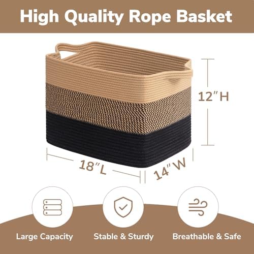 Goodpick 50L Large Woven Storage Basket - Image 3