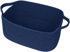 Cute Blue Woven Basket, Empty Gift Basket by Unknown