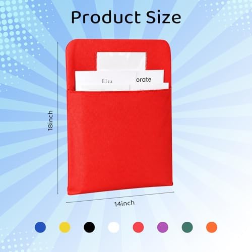 Red Chair Pockets for Classroom 18 x 14 Inch Back Organizer Seat Pockets for - Image 2
