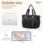 Diaper Bag Tote, Large Baby Hospital Bag - Image 4