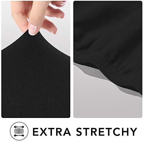 PureFit Super Stretch Chair Covers Fleece Couch Covers - Image 4