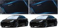 Magnelex Tesla Windshield Sun Shade, Reflective Polyester Blocks Heat & Sun by Magnelex