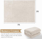 Pauwer 5x7 Area Rugs for Living Room, Modern Non Slip Washable Rug - Image 2