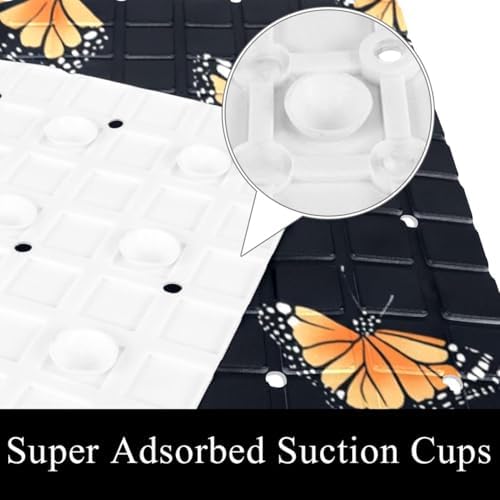 Non Slip Shower Mat Bathtub Mat 15.1x26.8 Inch, Quick Dry Bath Mat - Image 2