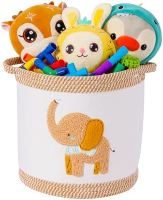 Baby Toy Basket Blanket Baskets Laundry Hamper Cute Elephant Nursery by Unknown