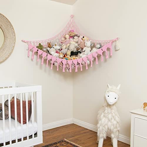Abby Baby Extra Large Stuffed Animal Storage Hammock Corner by AbbyBaby