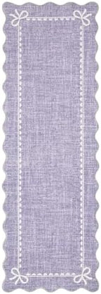 GarveeHome Scalloped Hallway Runner Rug 2x6 Non Slip Bedroom Rugs - Image 5