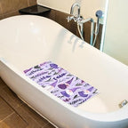 Shower Mat Non Slip, Gnome Lavenders Anti Slip Bath Mat - Image 5