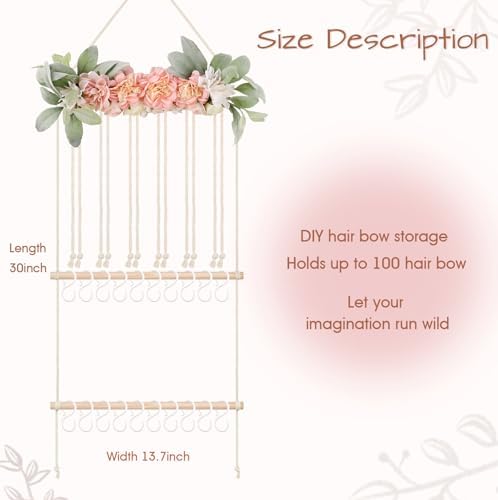 POVETIRE Headband Holder Hair Bows Organizer - Image 3