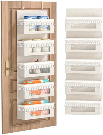 Aokeyee 5 Tier Over Door Organizer Nursery by Aokeyee