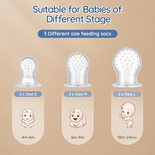 2 Pack Silicone Baby Fruit Feeder - Image 3