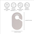 3 Sprouts Baby Closet Dividers, Newborn to 2T, 8 Piece Set - Image 3
