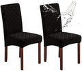 Genina Waterproof Dining Chair Covers Set of 2 Parsons Chair Slipcovers by Genina