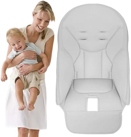 Baby High Chair Cover, PU Leather, Soft Padding, Highchair Seat Cushion - Image 5