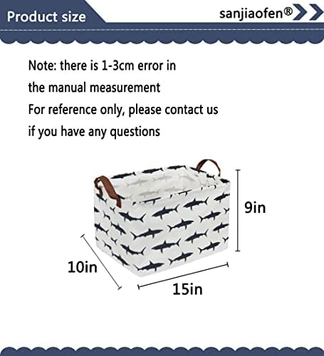 Rectangular Shark Basket, Kids Basket - Image 5