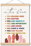 DNEULYR Inspirational Wall Decor, in This Room You Belong Here Inspirational by Unknown