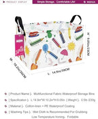 Rectangular Colored Pencil Storage Basket - Image 2