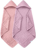 SWEET DOLPHIN Muslin Hooded Baby Bath Towels by SWEET+DOLPHIN