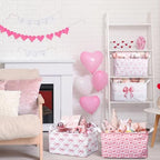 4pcs Christmas Storage Basket Fabric Laundry Baskets - Image 6