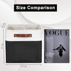 Bagnizer Collapsible Fabric Storage Cubes 11x11 Cube Storage Bins, 4 Pack - Image 2