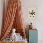 Kids Room Decor, Boy Nursery Linen Canvas Banner, I Love You Hand Sign Neutral - Image 7